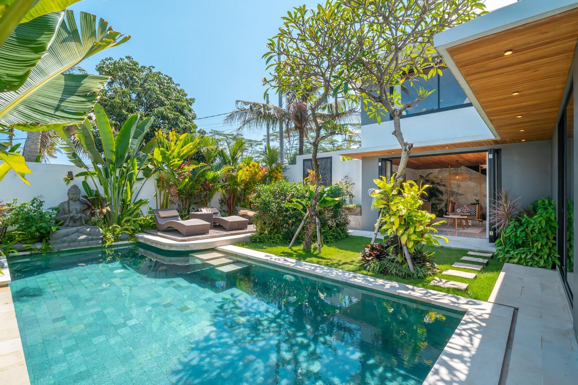 Villa Arunika - Stylish Tropical 2Br Villa Close To Nyanyi Beach! Selemadeg Extérieur photo